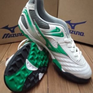 Mizuno MIZUNO Futsal Shoes for Artificial Turf [Lansement Wave 4 TF] White/Green (25.0cm) – Model: 12KF12535
